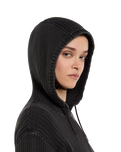 Unionville Full Zip Hoodie in Black
