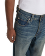 Hilham Extra Loose Straight Jeans in Khaki Tinted Blue