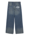 Hilham Extra Loose Straight Jeans in Khaki Tinted Blue