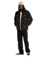 Mount Hope Printed Fleece Jacket in Black