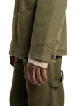 Chore Canvas Jacket in Military Green