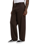 The Dickies Mens 248 Work Trousers in Dark Brown