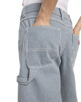 Hickory Loose Straight Carpenter Trousers in Retro Indigo