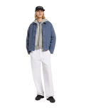 Unlined Canvas Chore Jacket in Retro Indigo