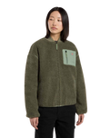 Central Sherpa Bomber Jacket in Sea Spray