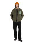 Central Sherpa Bomber Jacket in Sea Spray
