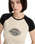 Forth Shaw Raglan T-Shirt in Black