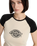 Forth Shaw Raglan T-Shirt in Black