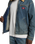 Denim Painter Jacket in Khaki Tinted Blue