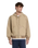 Unlined Canvas Hooded Bomber Jacket in Desert Sand