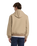 Unlined Canvas Hooded Bomber Jacket in Desert Sand