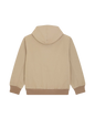 Unlined Canvas Hooded Bomber Jacket in Desert Sand