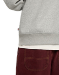 The Dickies Mens Bolivar Zip Hoodie in Grey Melange