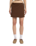 Union Wrap Skirt in Timber Brown