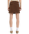 Union Wrap Skirt in Timber Brown