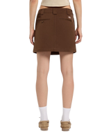 Union Wrap Skirt in Timber Brown