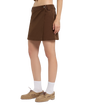Union Wrap Skirt in Timber Brown