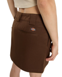 Union Wrap Skirt in Timber Brown