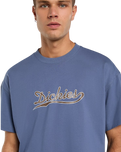 Loose Wave T-Shirt in Retro Indigo