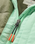 The Passenger Womens Lara Quilted Fleece Jacket in Grey & Olive