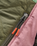 The Passenger Womens Lara Quilted Fleece Jacket in Grey & Olive