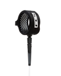 The FCS Regular Essential 7' Leash in White & Black