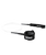 The FCS Regular Essential 7' Leash in White & Black
