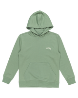 The Billabong Boys Boys Arch Pullover Hoodie in Moss