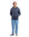 The Billabong Boys Boys Arch Sherpa Zip Hoodie in Ombre Blue