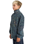 The Billabong Boys Boys Adventure Division Boundary 1/2 Zip Fleece Jacket in Navy