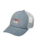 The Billabong Boys Boys Cord Trucker Cap in Washed Blue