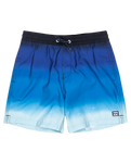 The Billabong Boys Boys All Day Fade LB Volley Shorts in Coastal Blue