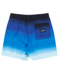 The Billabong Boys Boys All Day Fade LB Volley Shorts in Coastal Blue
