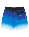 The Billabong Boys Boys All Day Fade LB Volley Shorts in Coastal Blue
