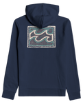 The Billabong Boys Boys Foundation Pullover Hoodie in Navy