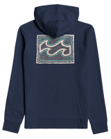 The Billabong Boys Boys Foundation Pullover Hoodie in Navy