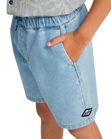The Billabong Boys Boys Larry Cord Denim Shorts in Bleach