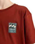 The Billabong Boys Boys Stamp T-Shirt in Brick