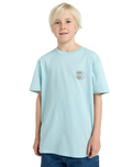 The Billabong Boys Boys Rotor Fill T-Shirt in Dusty Blue