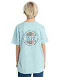 The Billabong Boys Boys Rotor Fill T-Shirt in Dusty Blue