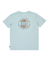 The Billabong Boys Boys Rotor Fill T-Shirt in Dusty Blue