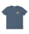 The Billabong Boys Boys Crayon Wave T-Shirt in Slate Blue