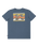 The Billabong Boys Boys Crayon Wave T-Shirt in Slate Blue