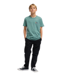The Billabong Boys Boys Adventure Division Range T-Shirt in Sagebrush