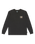 The Billabong Boys Boys Double Spread Long Sleeve T-Shirt in Washed Black
