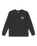 The Billabong Boys Boys Double Spread Long Sleeve T-Shirt in Washed Black