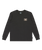 The Billabong Boys Boys Double Spread Long Sleeve T-Shirt in Washed Black