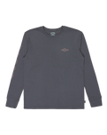 The Billabong Boys Boys Crayon Wave Long Sleeve T-Shirt in Ombre Blue