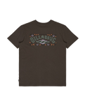 The Billabong Boys Boys Heritage Arch T-Shirt in Raven