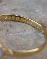 Elder Bird Moonstone Cuff in Gold Plated Brass